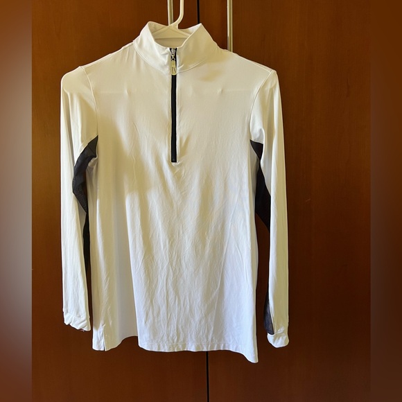 Tailored Sportsman Icefil Long Sleeve Equestrian Sun Shirt size Small DIHP logo - Picture 1 of 6